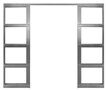 Пенал для раздвижной двери под ГКЛ  "BoxToDoors"- 60x2 (двустворчатый).